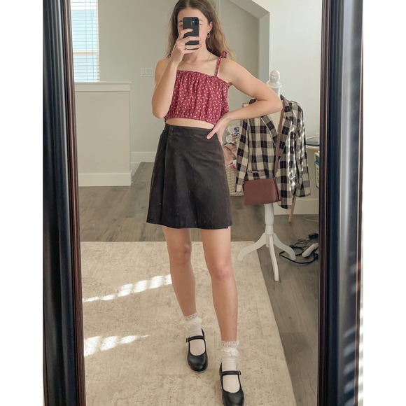 Red Floral Bandeau Top-Medium - Picture 2 of 3